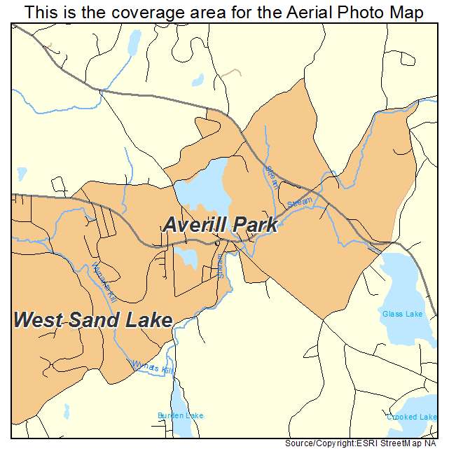 Averill Park, NY location map 