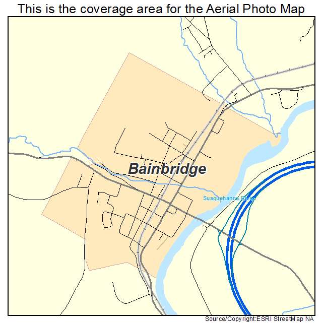 Bainbridge, NY location map 