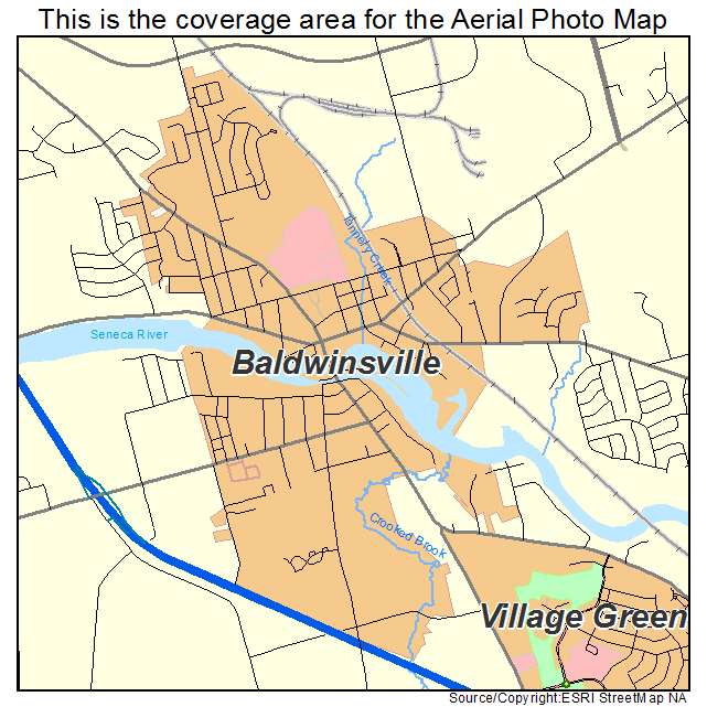 Baldwinsville, NY location map 