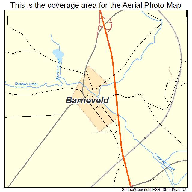 Barneveld, NY location map 