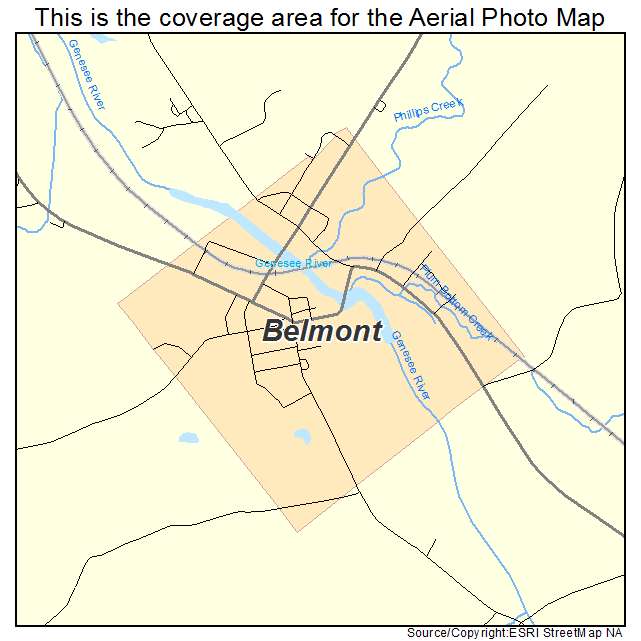 Belmont, NY location map 