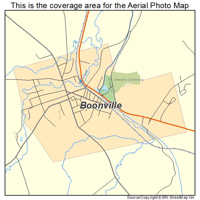 Boonville, NY location map 