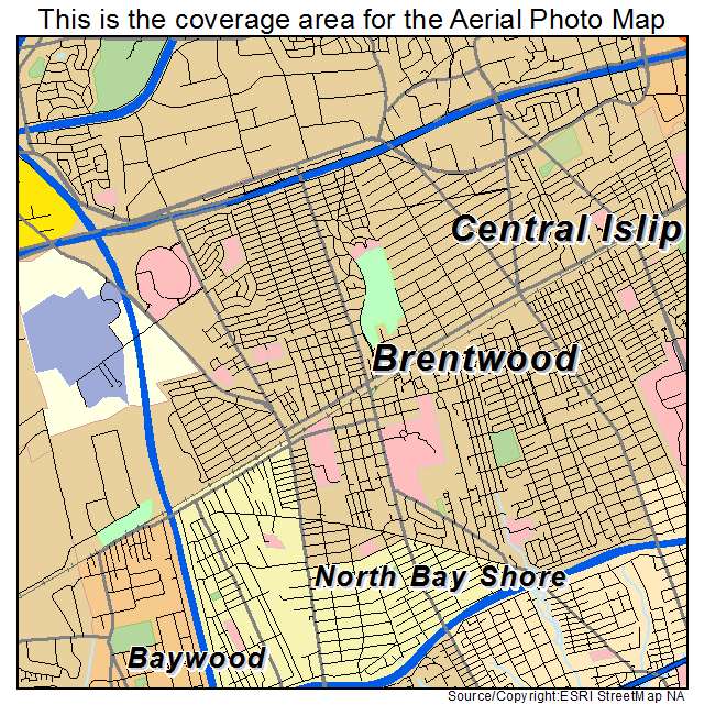 Brentwood, NY location map 
