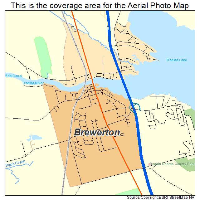 Brewerton, NY location map 