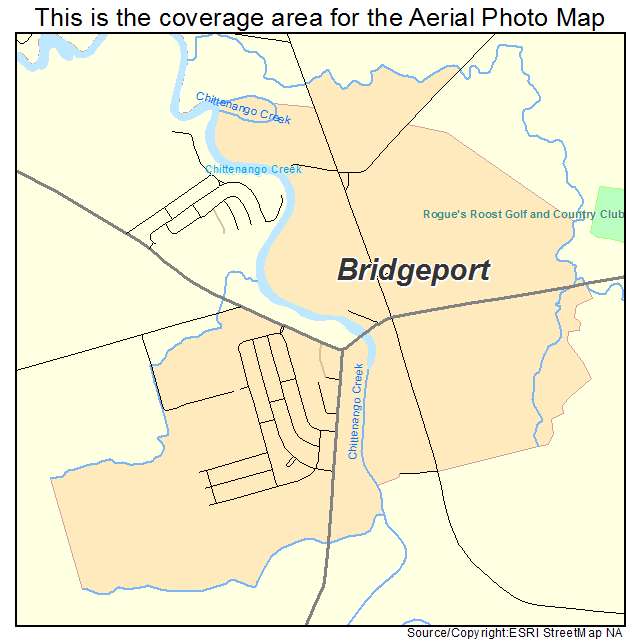 Bridgeport, NY location map 