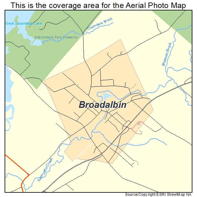 Broadalbin, NY location map 