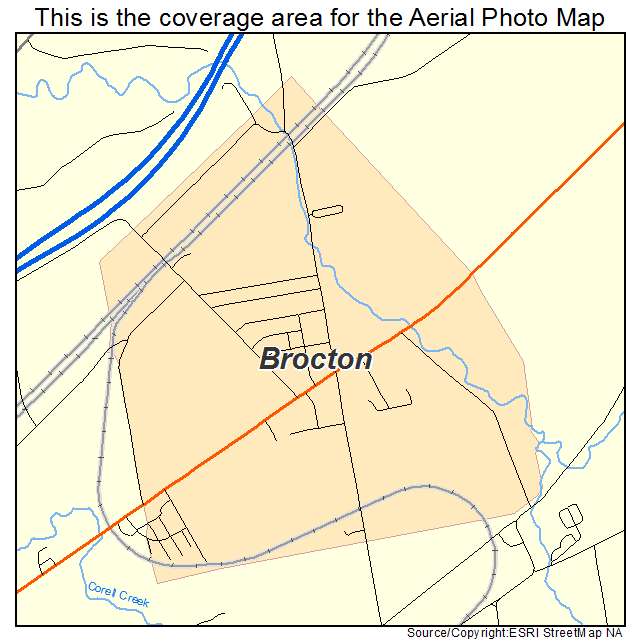 Brocton, NY location map 
