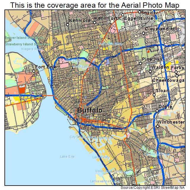 Buffalo, NY location map 