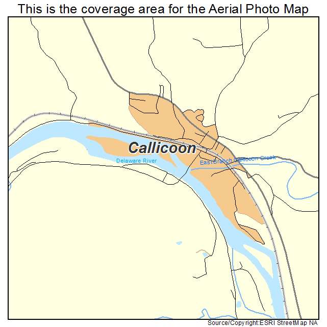 Callicoon, NY location map 
