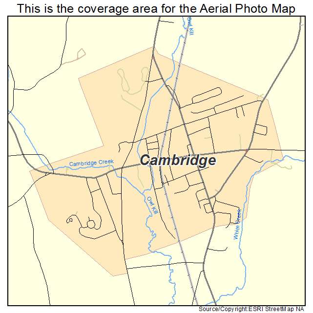 Cambridge, NY location map 