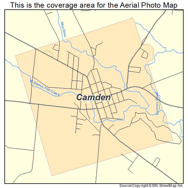 Camden, NY location map 