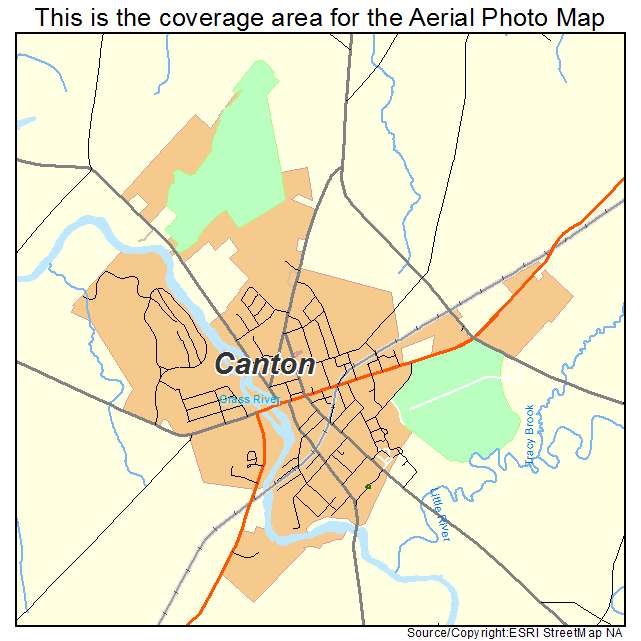 Canton, NY location map 