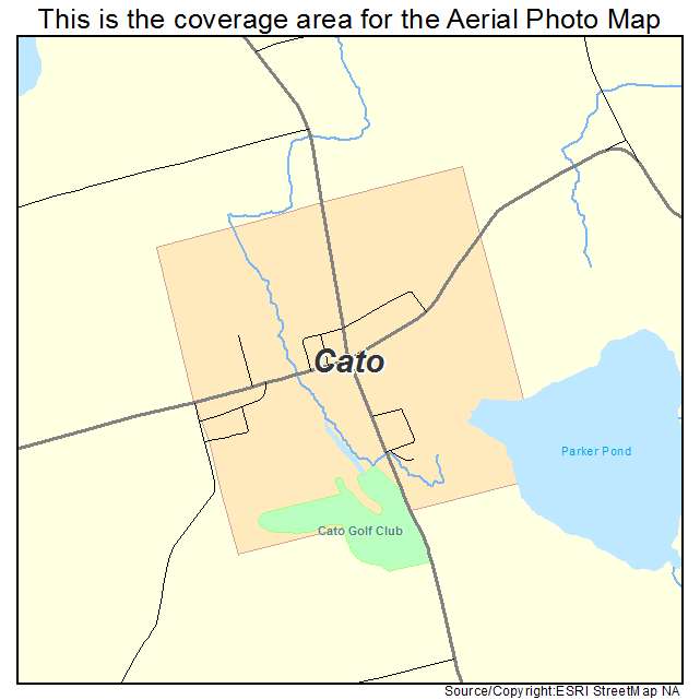 Cato, NY location map 