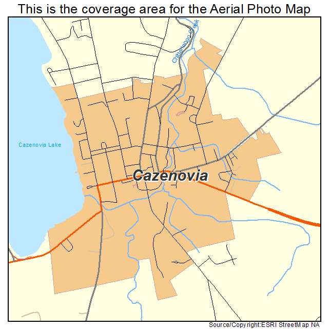 Cazenovia, NY location map 