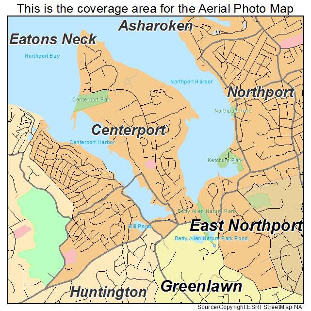 Centerport, NY location map 