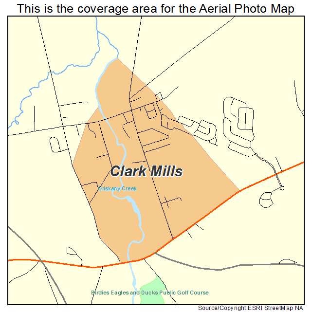 Clark Mills, NY location map 