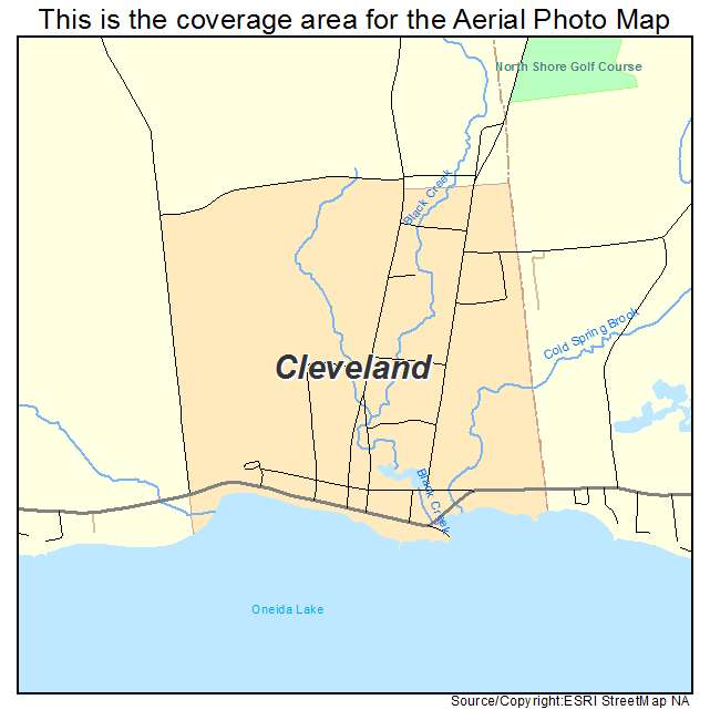 Cleveland, NY location map 