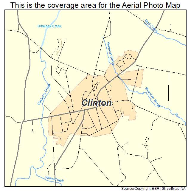 Clinton, NY location map 