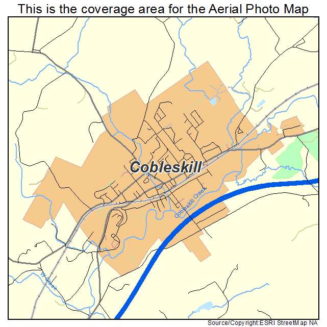 Cobleskill, NY location map 