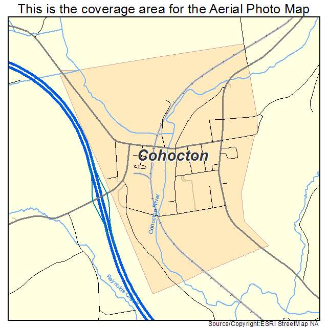 Cohocton, NY location map 
