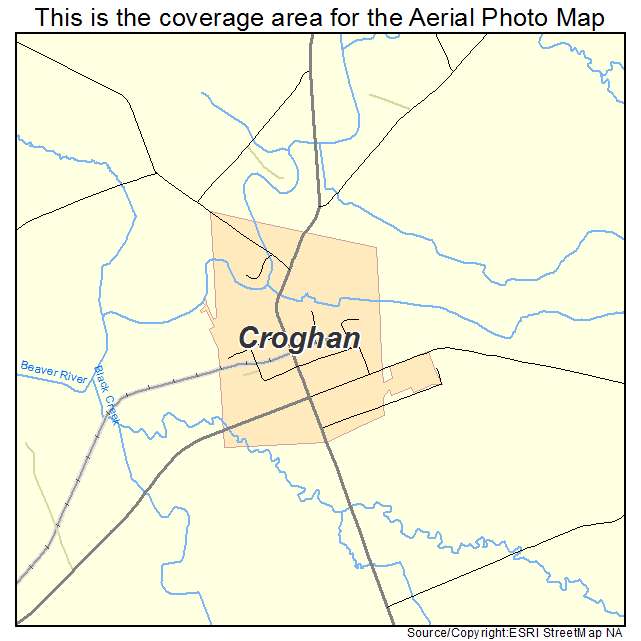 Croghan, NY location map 
