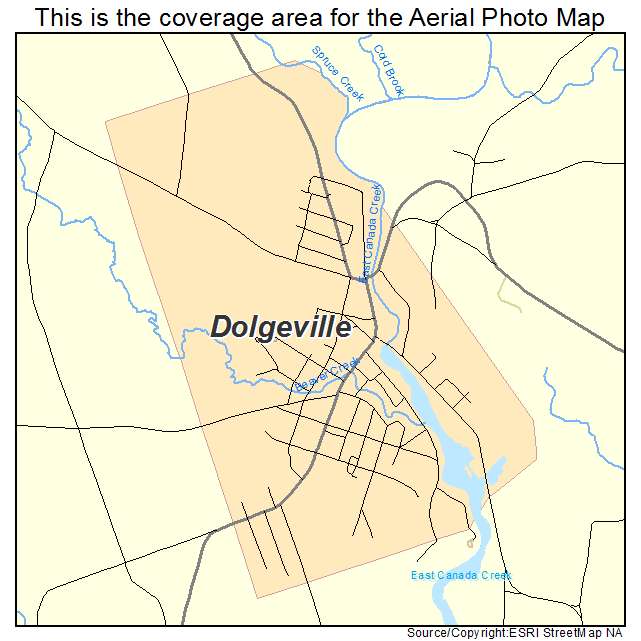 Dolgeville, NY location map 