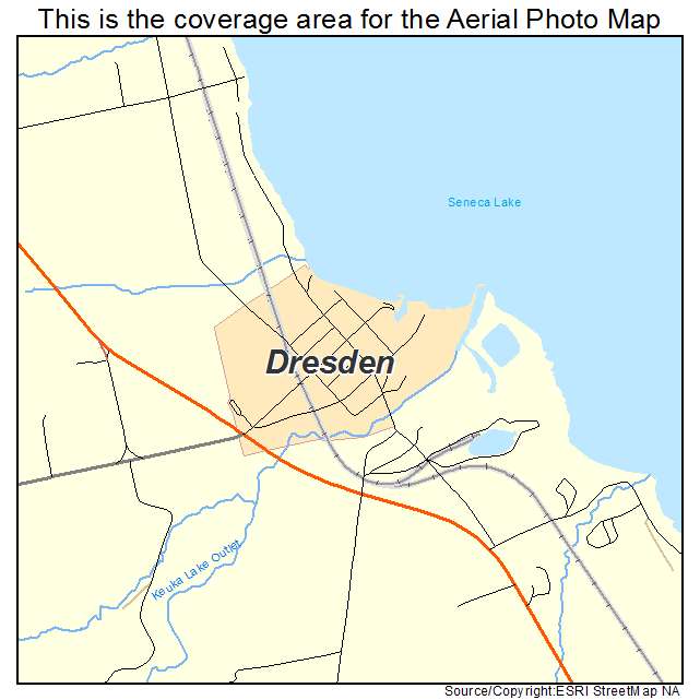 Dresden, NY location map 