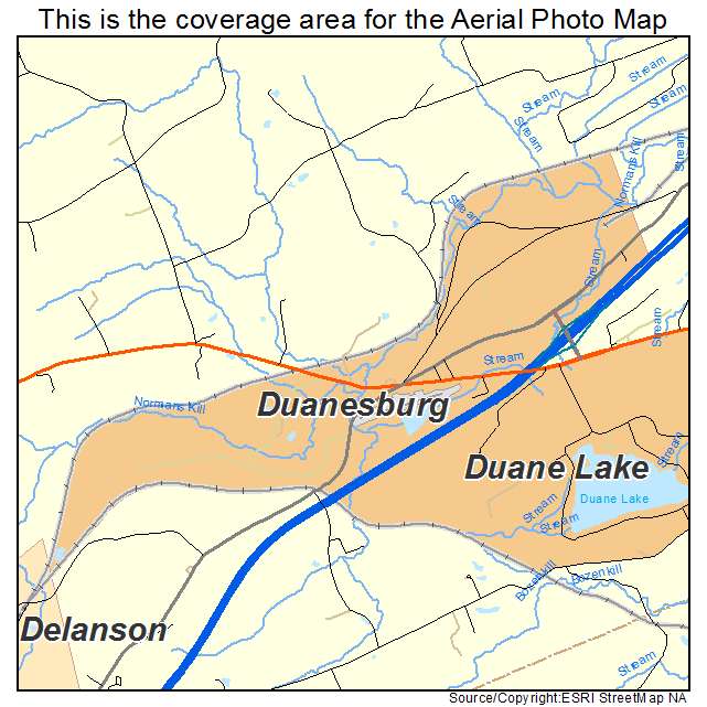 Duanesburg, NY location map 