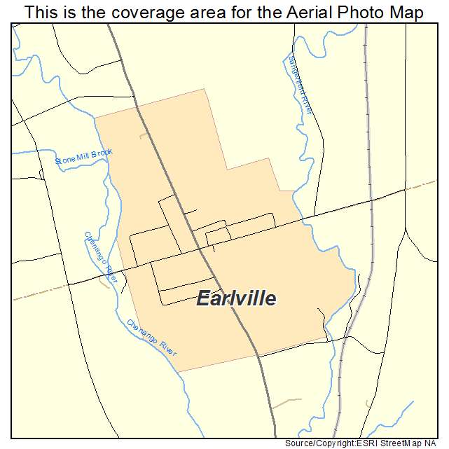Earlville, NY location map 