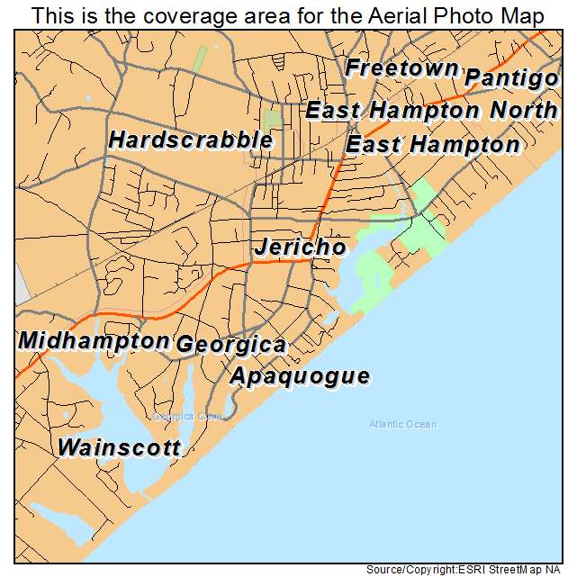 East Hampton, NY location map 