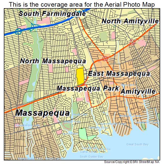 East Massapequa, NY location map 