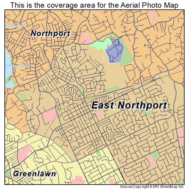 East Northport, NY location map 