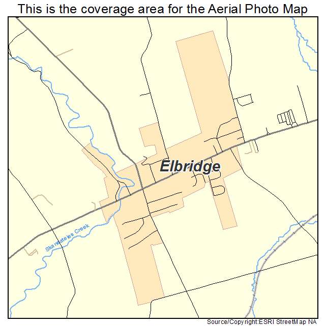 Elbridge, NY location map 