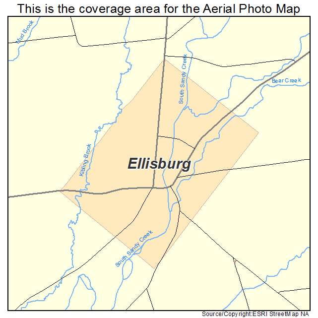 Ellisburg, NY location map 