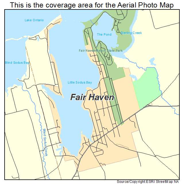 Fair Haven, NY location map 
