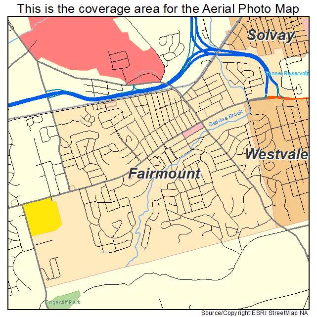 Fairmount, NY location map 