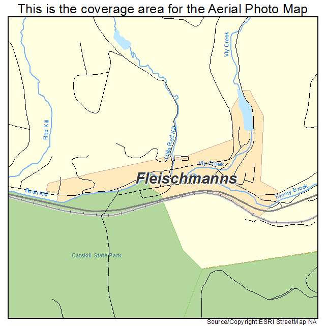 Fleischmanns, NY location map 