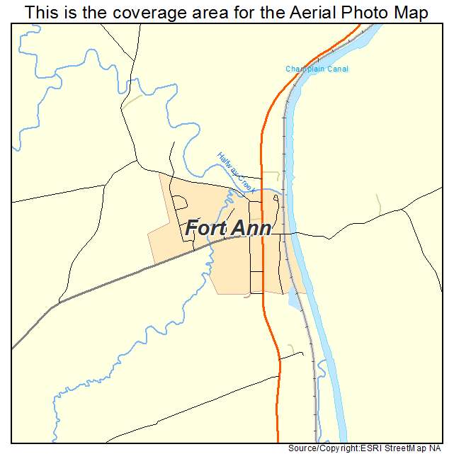 Fort Ann, NY location map 