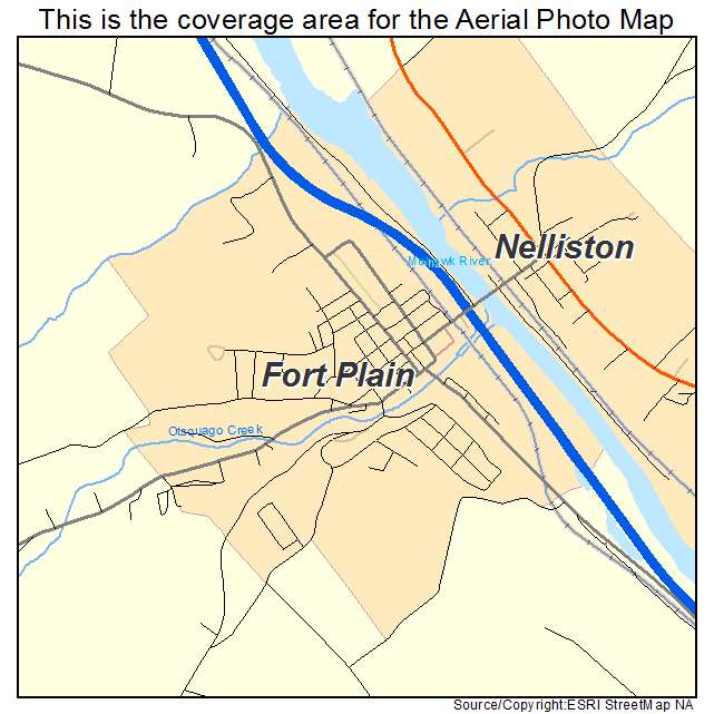 Fort Plain, NY location map 