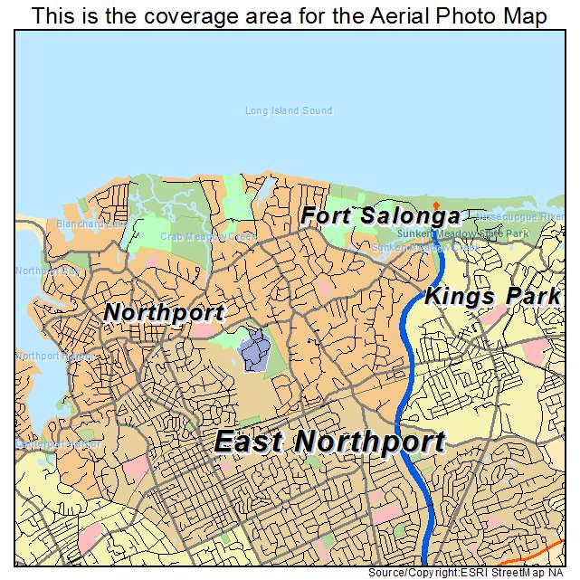 Fort Salonga, NY location map 