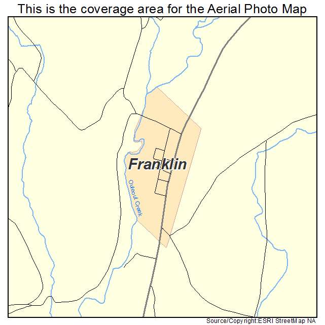 Franklin, NY location map 