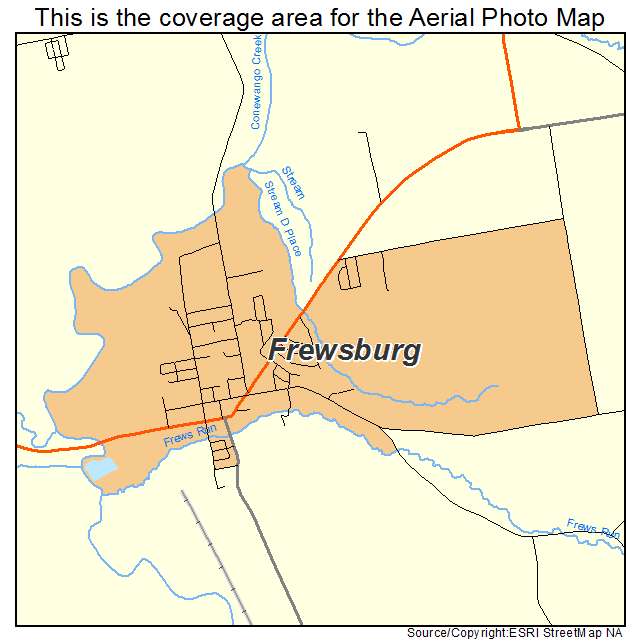 Frewsburg, NY location map 