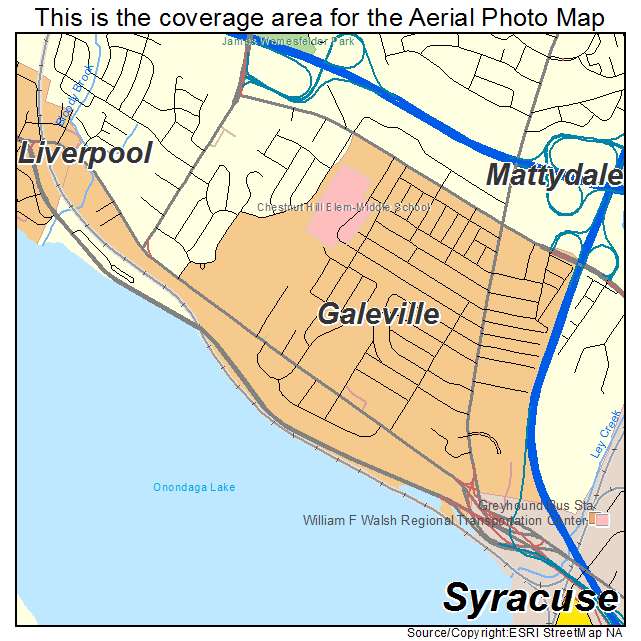 Galeville, NY location map 