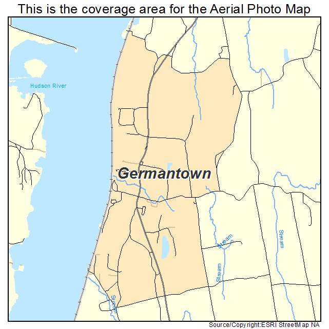 Germantown, NY location map 