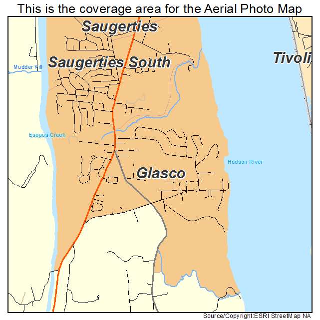 Glasco, NY location map 