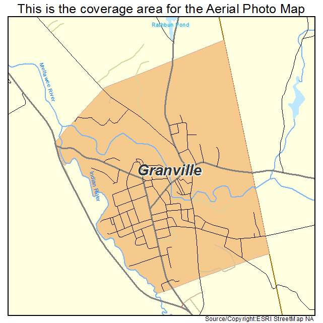 Granville, NY location map 