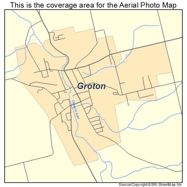 Groton, NY location map 