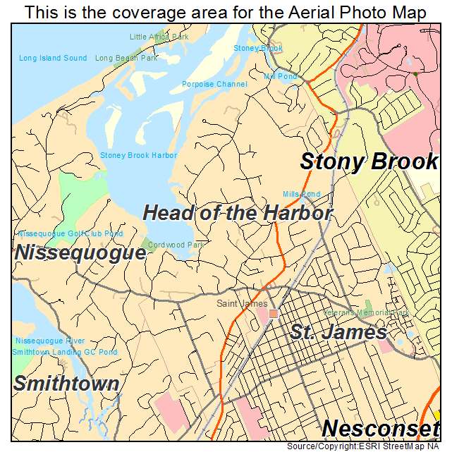 Head of the Harbor, NY location map 