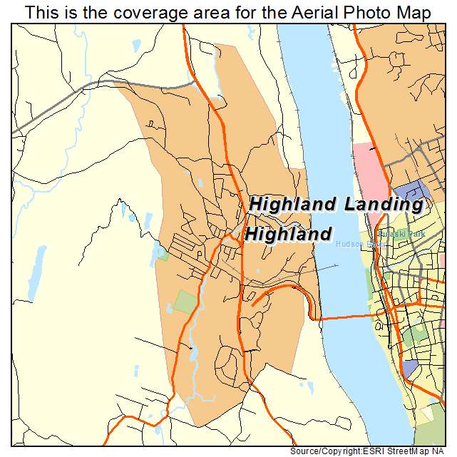 Highland, NY location map 