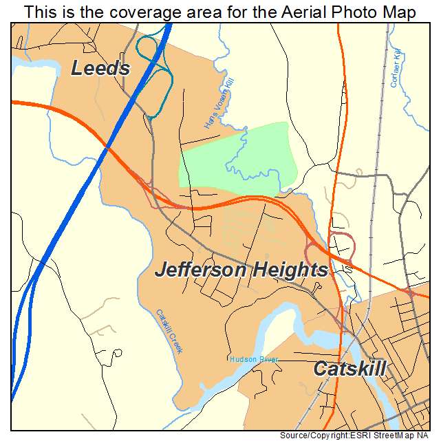 Jefferson Heights, NY location map 